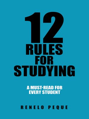 cover image of 12 Rules for Studying
